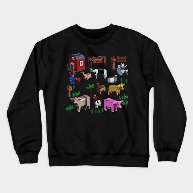 Farm life Crewneck Sweatshirt by Thnw